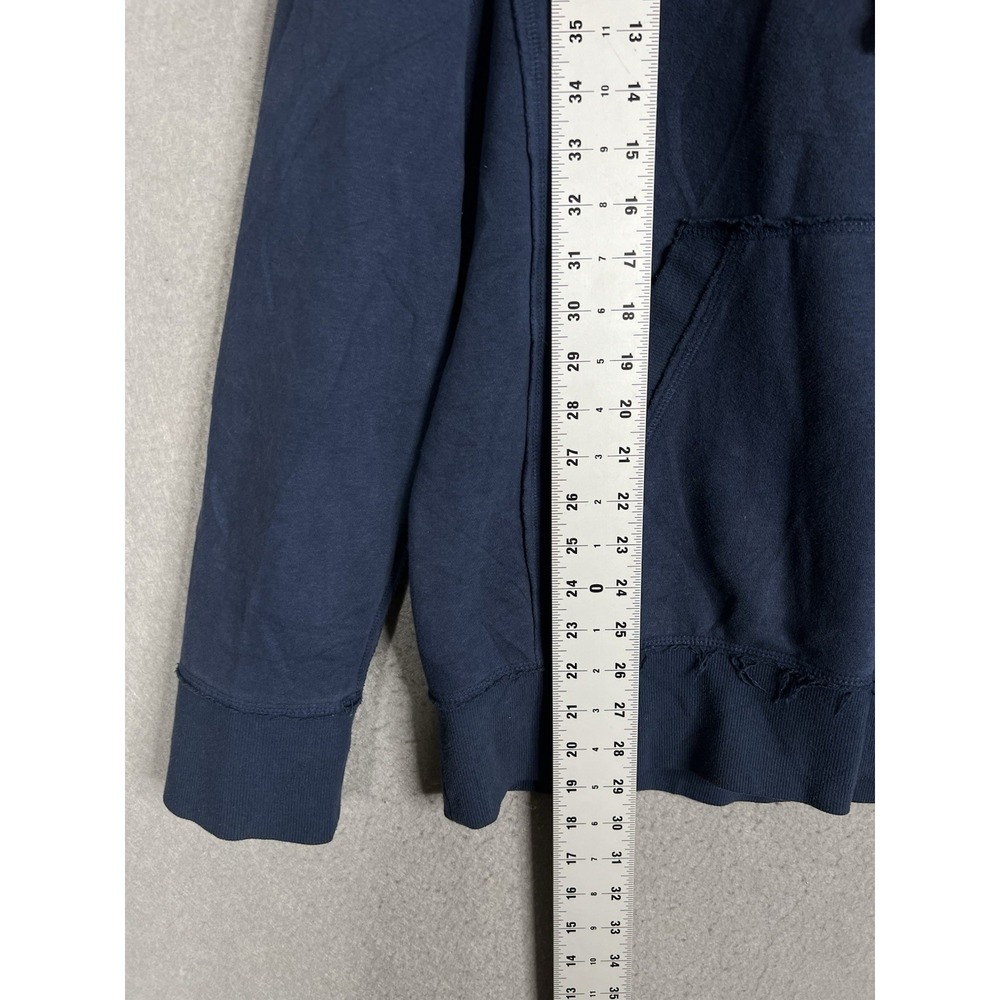 Original Vintage TRIPLE 555 FIVE SOUL Embroidered Hoodie XL Blue NYC - Picture 5 of 8